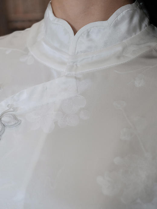 盛唐牡丹 | 梅占春先真丝斜襟上衣 商品图2