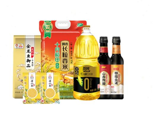 金龙鱼+十月稻田粮油组合2.5L+3.8kg 商品图0