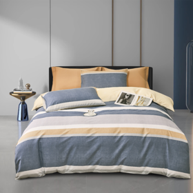 杉杉家纺优居生活纯棉四件套-静雅格韵QFS-20242