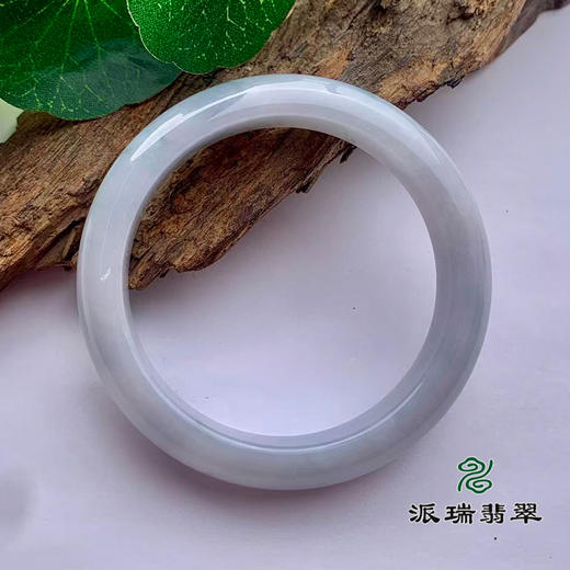 派瑞翡翠 翡翠手镯 糯种 飘花 商品图1