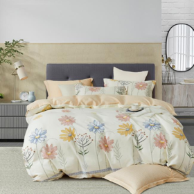 杉杉家纺悦家纯棉四件套-花苒-米QFS-18815