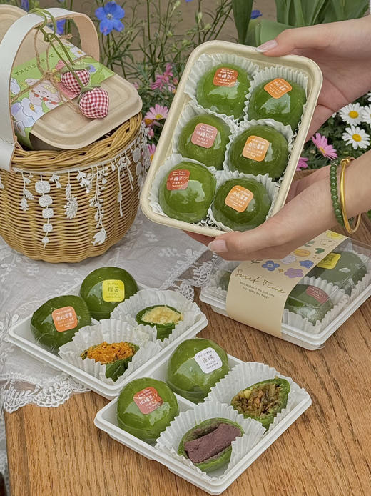 【六枚装】手作青团 商品图0