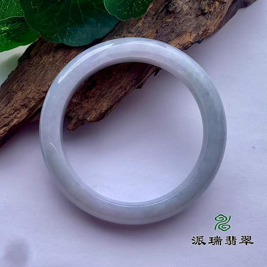 派瑞翡翠 翡翠手镯 糯种 飘花 商品图1