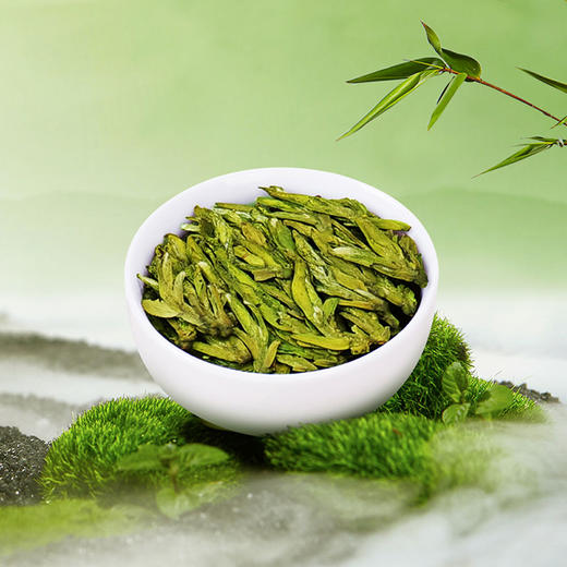 狮峰牌龙井茶江南赋高山头鲜竹盒250g 商品图3
