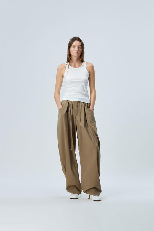 松弛轻薄伞兵裤 商品图1