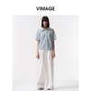 VIMAGE纬漫纪休闲百搭减龄宽松上衣2026夏季新款V2513213 商品缩略图0