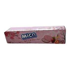 美至樱花草莓味夹心饼干116g/盒