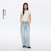 Oneup浅灰蓝牛仔直筒裤 商品缩略图2