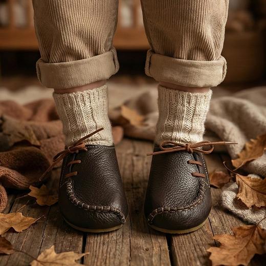 OELLO 26SS新款 宝宝男女手工皮鞋小众皮鞋 商品图2