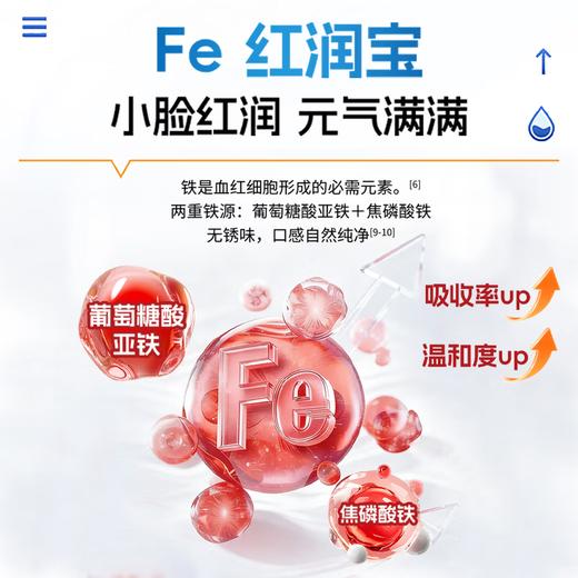 【分销】贝思达儿童液体钙铁锌VD特膳饮450ml（15ml*30袋） 商品图2