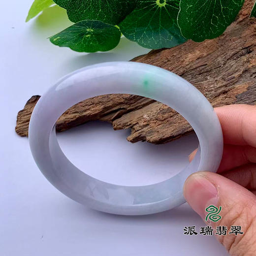 派瑞翡翠 翡翠手镯 糯种 浅绿 商品图1