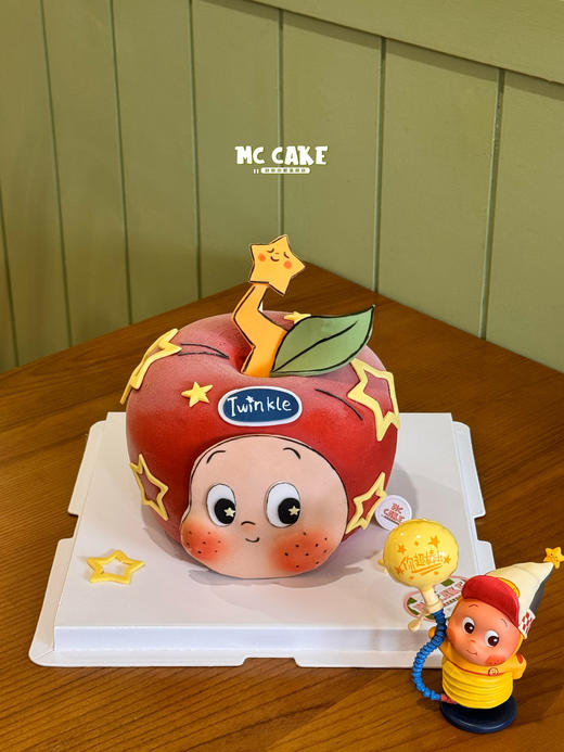 星星人苹果造型蛋糕【重色素！慎重】 商品图1