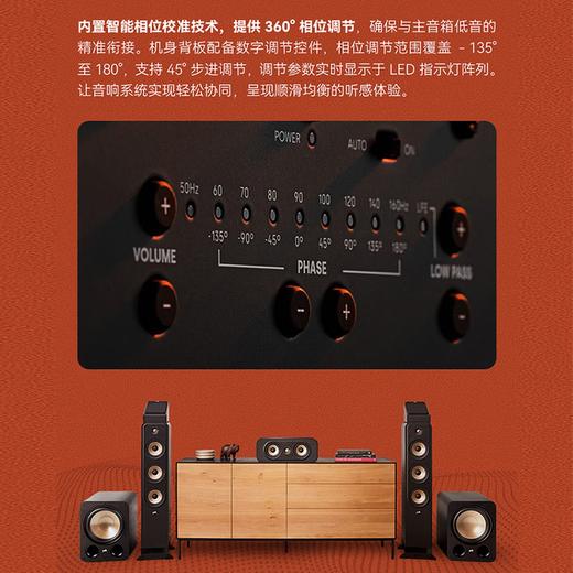 普乐之声（polk）ES12 300W家庭影院音箱 家用客厅有源低音炮12英寸长冲程超低音音箱D类功放 黑色 商品图5