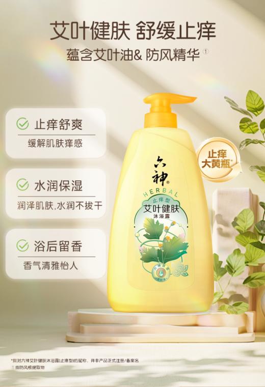 KJ 六神艾叶健肤沐浴露（止痒型）750g 商品图0