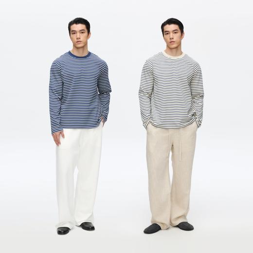 Oneup条纹长袖T恤 商品图4