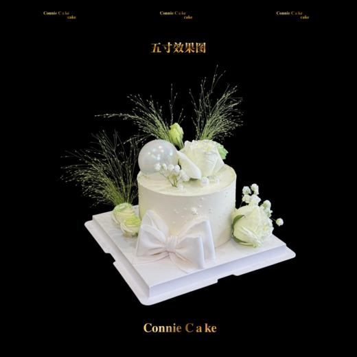 白色鲜花翻糖蝴蝶结 商品图1