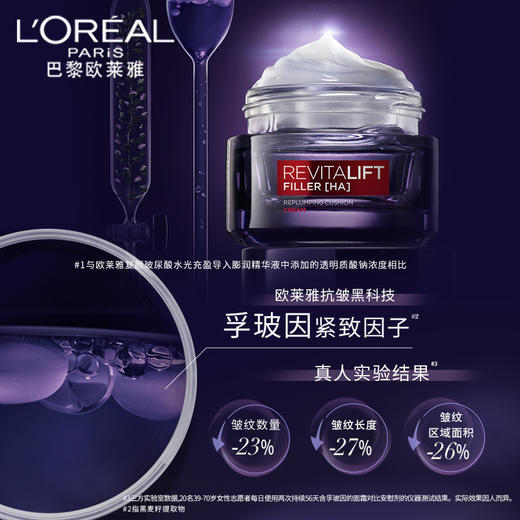 欧莱雅复颜玻尿酸水光充盈导入乳霜50ml 商品图2