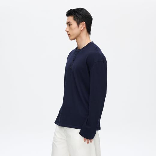 Oneup高捻40S亨利领长袖 商品图3