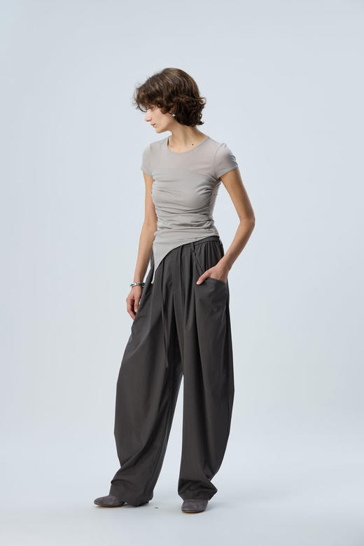 松弛轻薄伞兵裤 商品图2