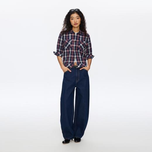 Oneup格子口袋薄外套 商品图2