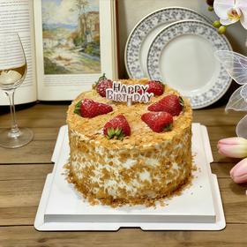 【草莓榴莲薄脆蛋糕】创意热卖-创意蛋糕