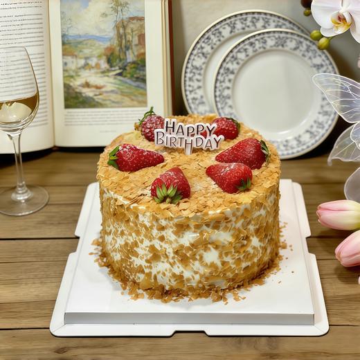 【草莓榴莲薄脆蛋糕】创意热卖-创意蛋糕 商品图0