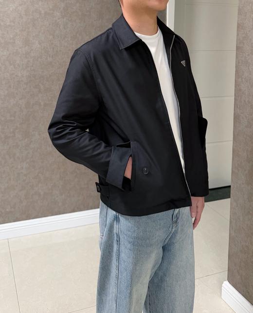 PLD 珐琅标翻领哈灵顿外套夹克 面料挺括板正 商品图7