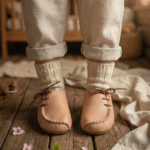 OELLO 26SS新款 宝宝男女手工皮鞋小众皮鞋 商品图3