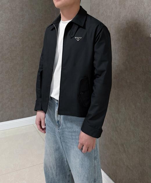 PLD 珐琅标翻领哈灵顿外套夹克 面料挺括板正 商品图0