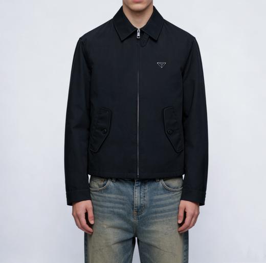 PLD 珐琅标翻领哈灵顿外套夹克 面料挺括板正 商品图8