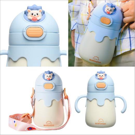 【1件包邮】松下未北北儿童保温杯NC-CA11-A 食品级硅胶材质，不含BPA，安全放心 甘肃/青海/内蒙古/新疆/西藏/宁夏/海南/港澳台不发货 商品图1