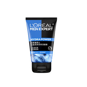 欧莱雅男士水能润泽双效洁面膏100ml