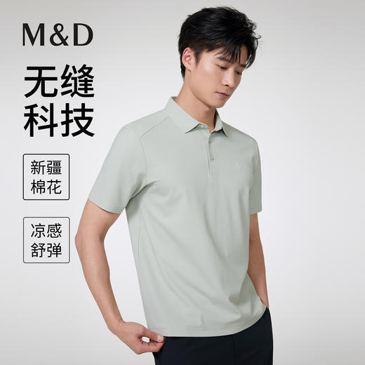 【名盾】短袖翻领POLO衫MZBL22823B 商品图0