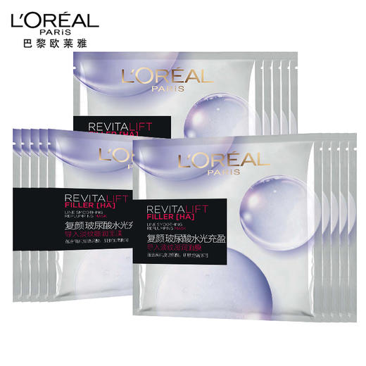 欧莱雅复颜玻尿酸膨润面膜15片 商品图0