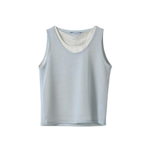 VIMAGE纬漫纪2026夏季新款百搭高级感显瘦无袖背心上衣V2513214 商品图5