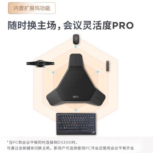 Lenovo联想 智会多功能全向麦DS300 专业会议级别音频 智能双讲 内置拓展坞功能 商品图1