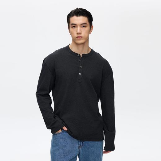 Oneup高捻40S亨利领长袖 商品图2