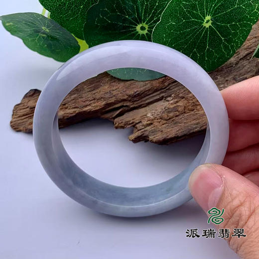 派瑞翡翠 翡翠手镯 糯种 浅紫 商品图1