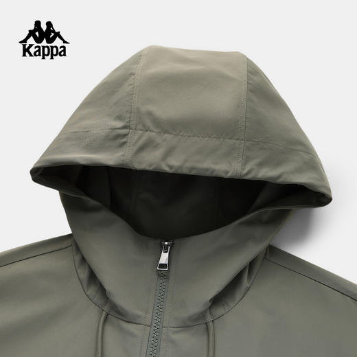 Kappa 卡帕背靠背2026新款挺阔抗皱休闲连帽防风衣K0G32FJ45 商品图1