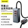 BASEUS/倍思 倍享PPS带线多口快充车载充电器120W 3U+1C CCBX-120U3X 商品缩略图0