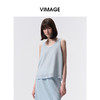 VIMAGE纬漫纪2026夏季新款百搭高级感显瘦无袖背心上衣V2513214 商品缩略图3