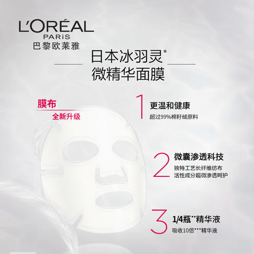 欧莱雅复颜积雪草微精华面膜15片 商品图4