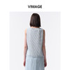 VIMAGE纬漫纪2026夏季新款百搭高级感显瘦无袖背心上衣V2513214 商品缩略图4