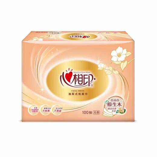 DH DT55100（箱装）心相印金装经典系列24包100抽3层塑装纸面巾 商品图1