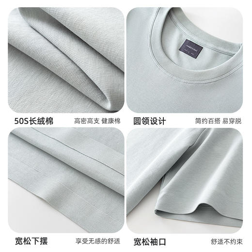 【79元2件】液氮长绒棉冰感T恤 M-4XL 吸汗透气 多种颜色可选 柔软亲肤 商品图3