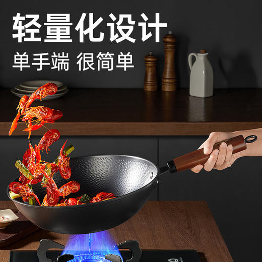 炊大皇锤纹老铁锅三件套TZ03CW 商品图4