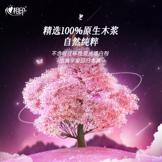 DH PDTY7080（箱装）心相印品诺IP款四层80抽18包印花塑装面巾纸（玫瑰）加大M码 商品图7
