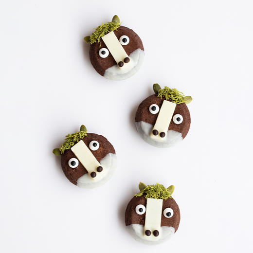 「牛马不吃苦」迪拜巧克力味曲奇烧｜冷冻经典版曲奇烧（4枚/盒）：吃甜不吃苦！ 商品图4