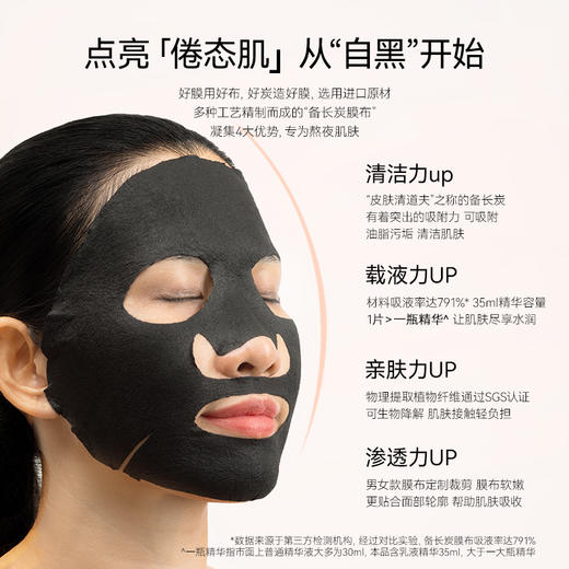 FAN BEAUTY DIARY 黑云杉水光莹润睡美人面膜5片/盒（全英文标） 商品图3