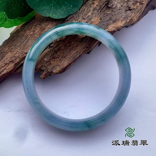 派瑞翡翠 翡翠手镯 冰糯种 飘花 商品图1
